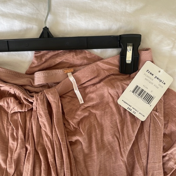 NOT FOR SALE : NWT Free People Maxi Skirt with Front Slit in Antique Pink - Picture 3 of 4